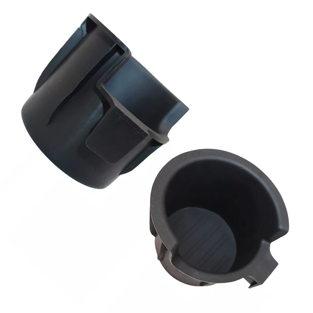 2pcs Recessed Cup Holder Insert For Ford F-250 F-350 Super Duty 2011 2012 2013 2014 2015 BC3Z-2813562-DA BC3Z-2813562-EA