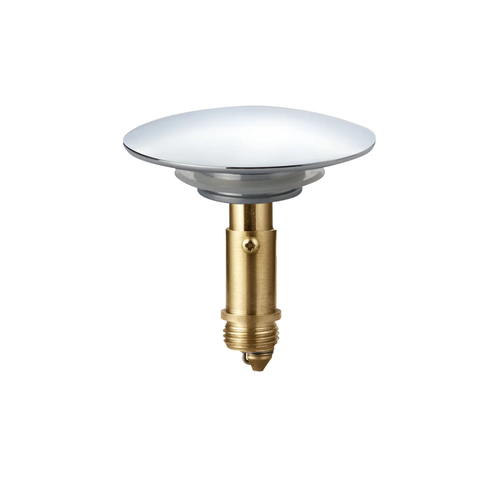 Shower Drain Plug Bathroom Sink Durable Press Type Leak Proof Anti Blocking Accessories Sewer Bath Tub Filter Washroom Drain Stopper Wash Basin