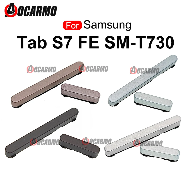 삼성 갤럭시 탭 A2 T590 T595 / 탭 S7FE SM-T730 T735 교체 부품용 사이드 키 버튼 키 1세트