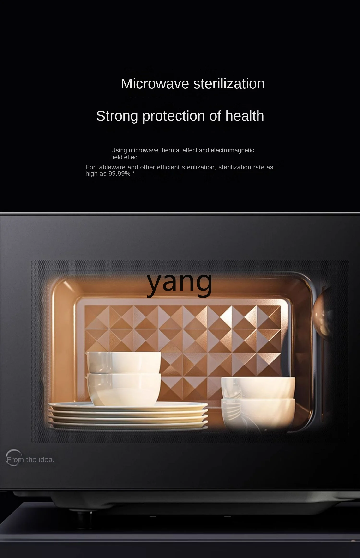 L'm'm Household Small First-Class Energy Efficiency Quick-Heating Flat Multi-Functional Integrated Microwave Oven 5