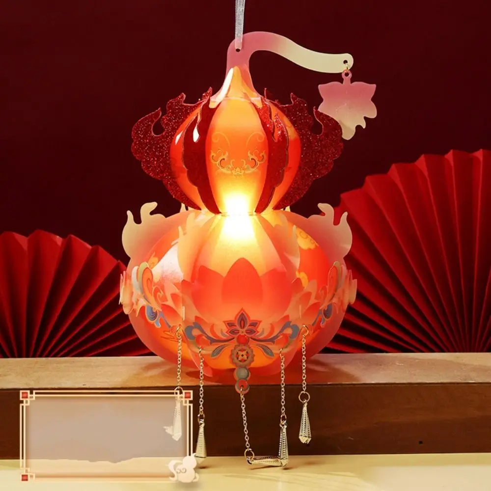 Cartoon New Year Portable Lantern Traditional Blessing Children Handheld Lantern Waterproof Chinese Style Celebration Lantern