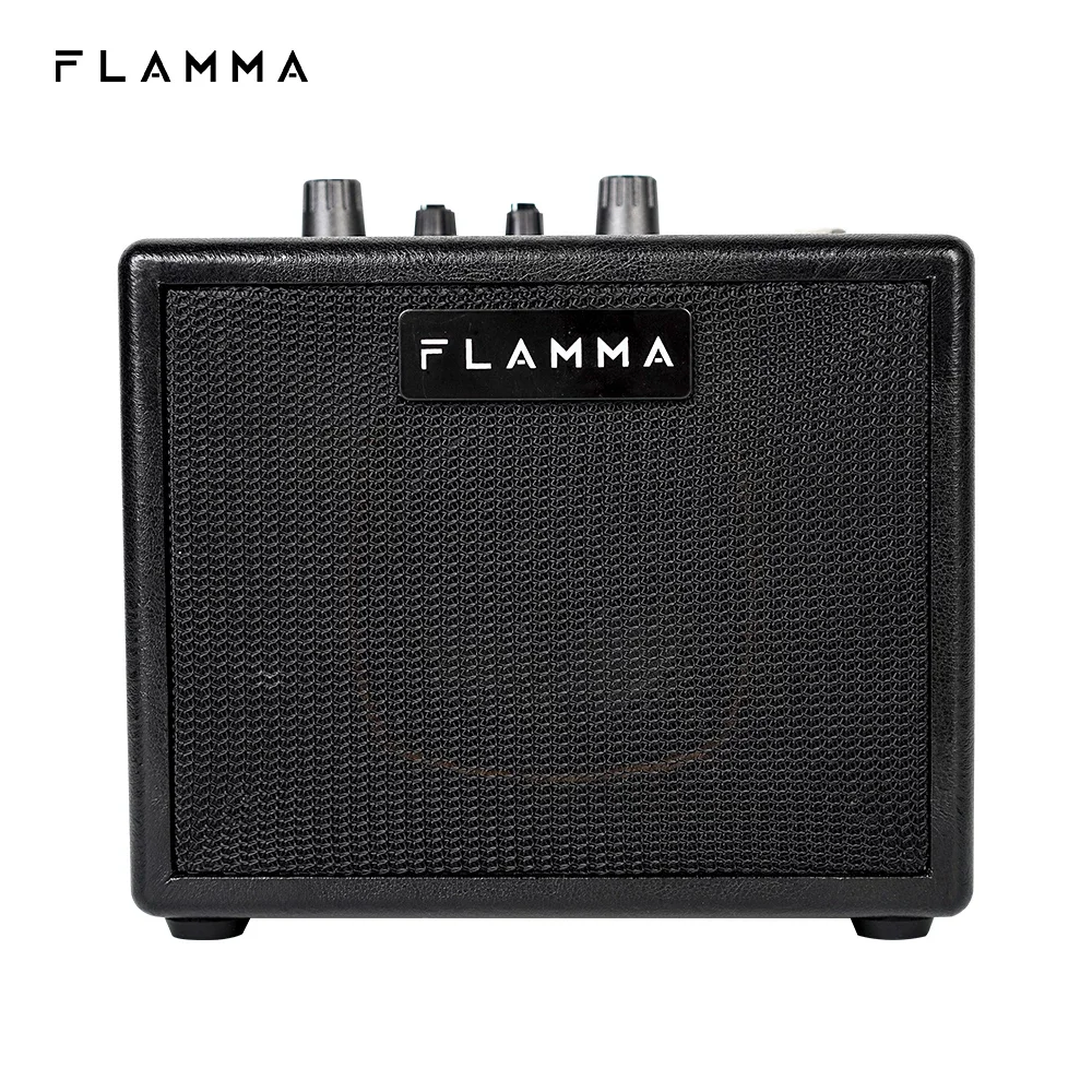 FLAMMA FA05 Electric Guitar Amplifier Amp Bluetooth Combo Amplifier Speaker Mini Portable with 7 Preamp Models 40 Drum Machine