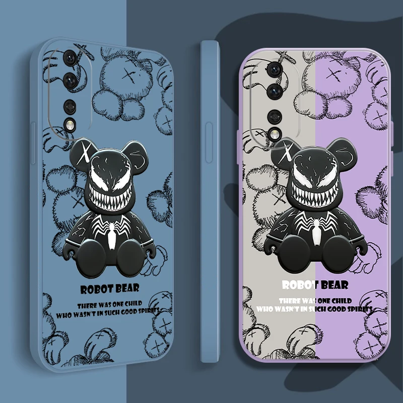 Bear Venom Marvel Per Huawei Honor 100 50 20 Se 30 30S X50I X40 X40I X30 X20 9X 8X Pro Custodia Per Telefono Coque Back Antiurto