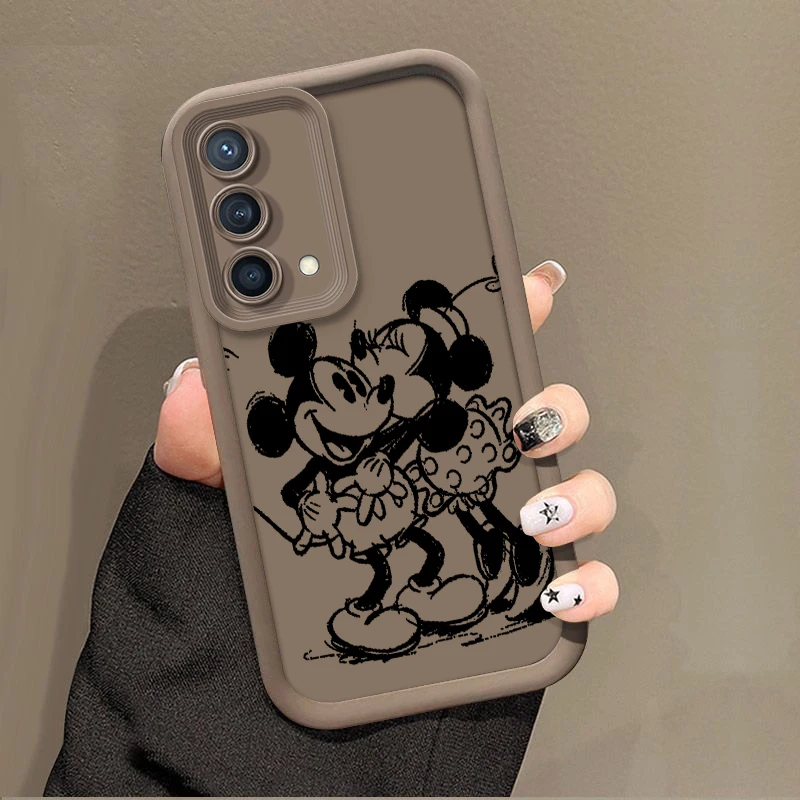 Cartoon Mickey Cute For Reno X5 X3 10 8T 7Z 6 5 Pro Plus Pro 4G 5G Eye Ladder Phone Case