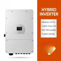 Système d'énergie solaire 8Kw 10Kw 12Kw Kits complets Deye onduleur de stockage d'énergie hybride monophasé et panneaux solaires avec batterie 3