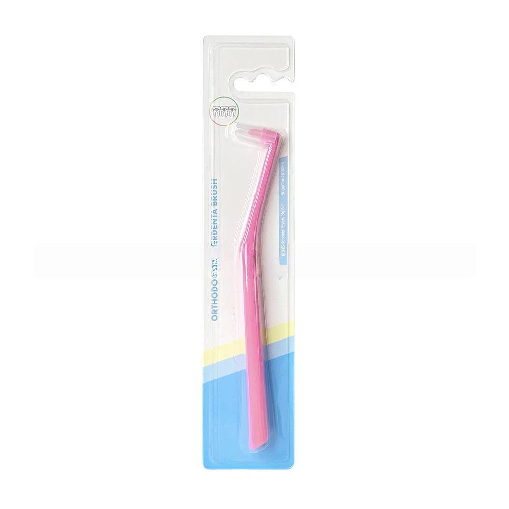 Compact Interdental Brush with Soft Bristles