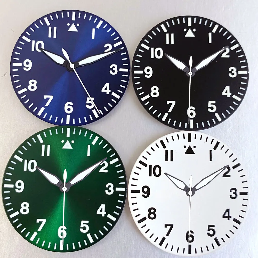 Sunburst Multicolor Watch Dial with Hand Set