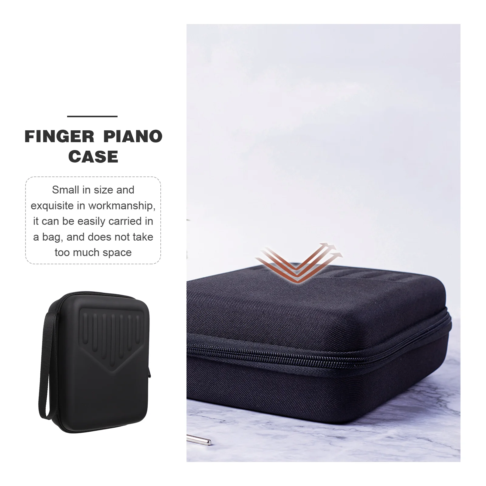 Thumb Bag Piano Holder Metal Case Jiaji Cloth Protective Pouch Simple Kalimba Storage Container