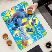 S-Stitch-H-The-Baby Kitchen Dish Mat Absorbent Dining Table Mats Retro Non-slip Placemat Coffee Dish Tableware Mat Home Decor 2