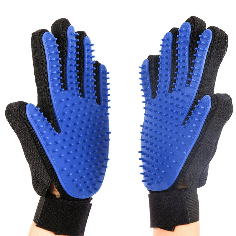 Kit De 4 Guantes Y Cepillos De Silicona Para Bañar Perros Y Gatos - Masaje, Limpieza Y Reducción De Pelo Suelto