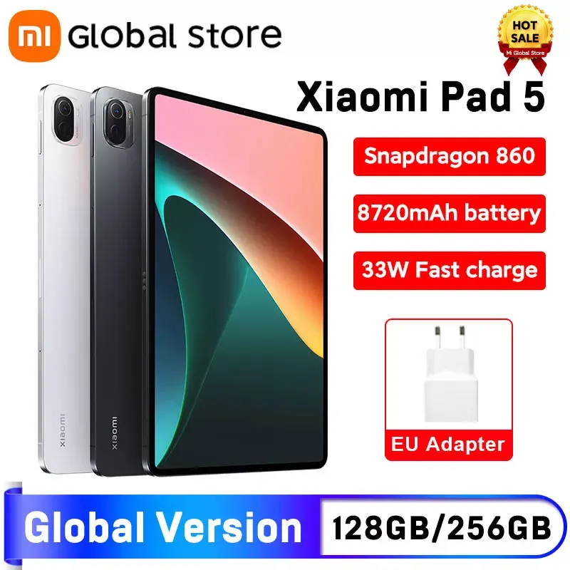 Global Version Xiaomi Pad 5 Tablet Snapdragon 860 120Hz 11inch WQHD+ 2.5K LCD Display 6G 256G 22.5W Fast Charger 8720mAh|Tablets| - AliExpress