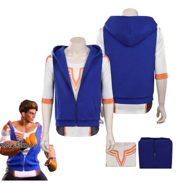 Chaleco de disfraz para hombre, accesorio de Cosplay para carnaval y  Halloween, color azul - AliExpress