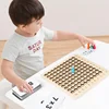 Wooden 99 Multiplication Board Montessori Arithmetic Toys Multiplication Table Math Learning Counting Teaching Aids for Kids 3