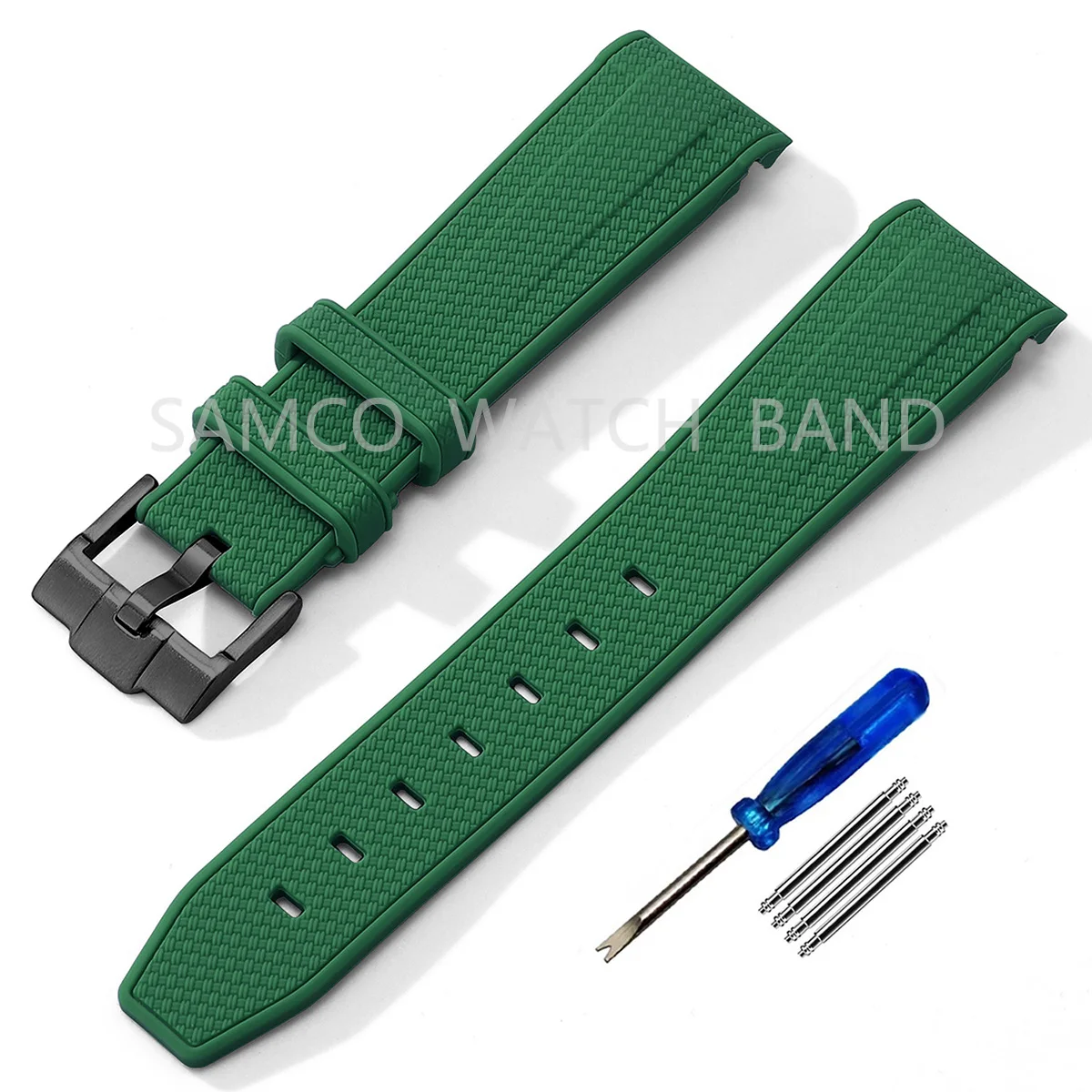 Premium Silicone Watch Strap - 20mm Rubber Replacement Band