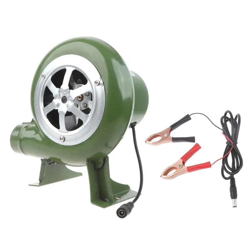 Barbecue Grill Air Blower 12V BBQ Cooking Fan for Outdoor Camping Fire Dropship