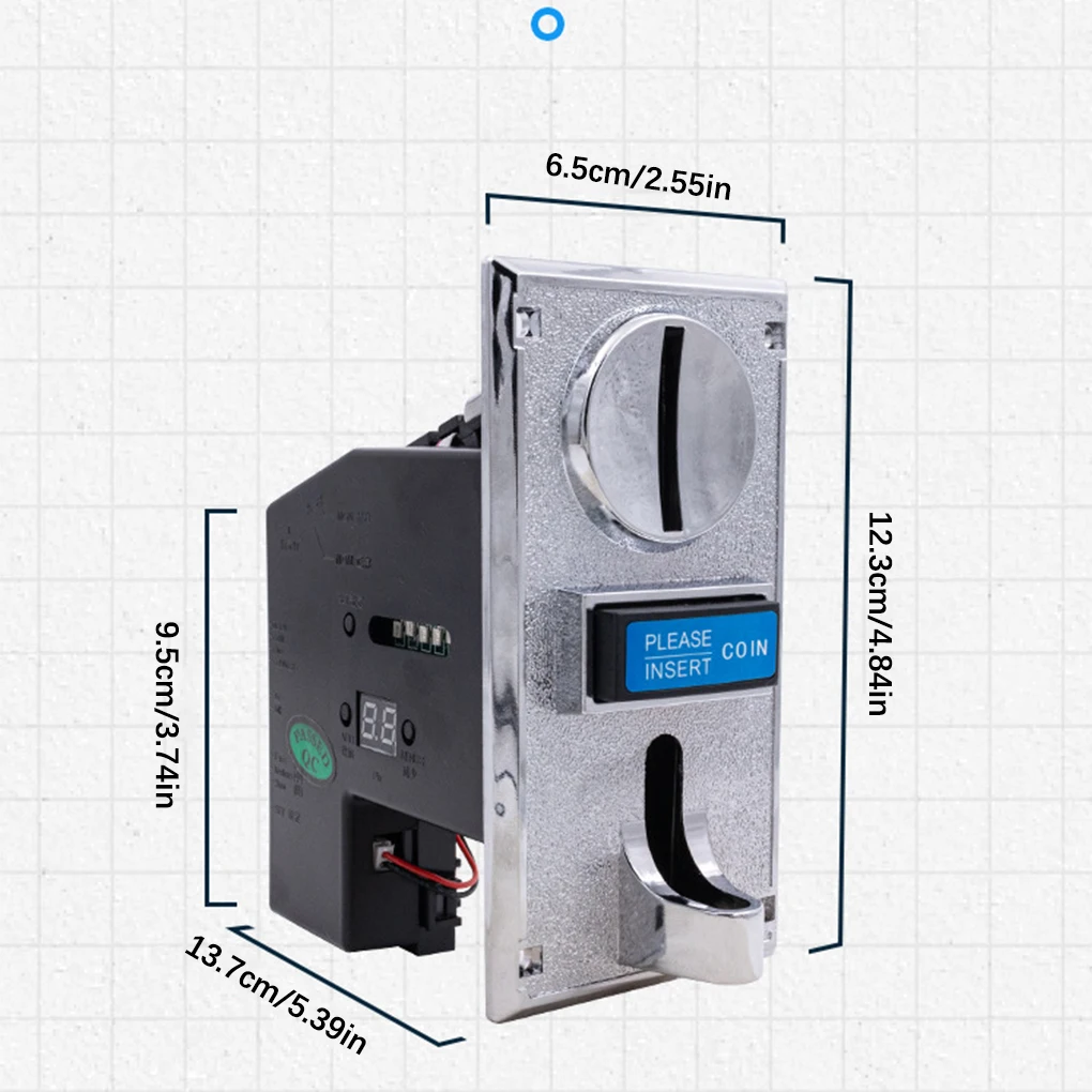 다양한 가격의 멀티 코인 수납기 선택기, 플라스틱 아케이드 게임 액세서리, 자판기 5P 용 코인 디펜서-Freehip.co.kr