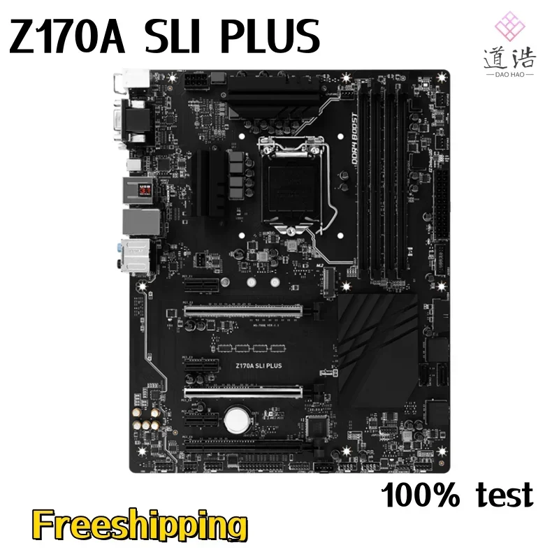 For Z170A SLI PLUS Motherboard 64GB M.2 HDMI LGA 1151 DDR4 ATX Z170 Mainboard 4 For Z170A SLI PLUS Motherboard 64GB M.2 HDMI LGA 1151 DDR4 ATX Z170 Mainboard - Image 2