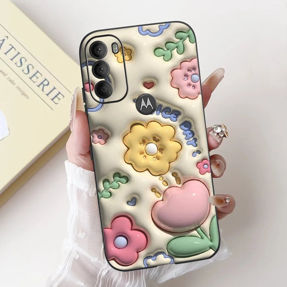 Luxury Cute Cartoon Cat Shockproof Silicone Phone Case - 6.4 Fashionable Back Cover