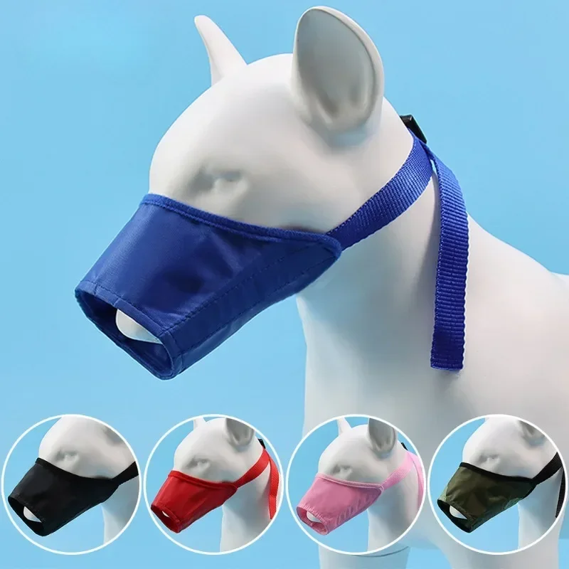 Boquillas antiladridos para s pequeños, medianos y grandes, bozal ajustable y transpirable para la boca, accesorios de entrenamiento para mascotas