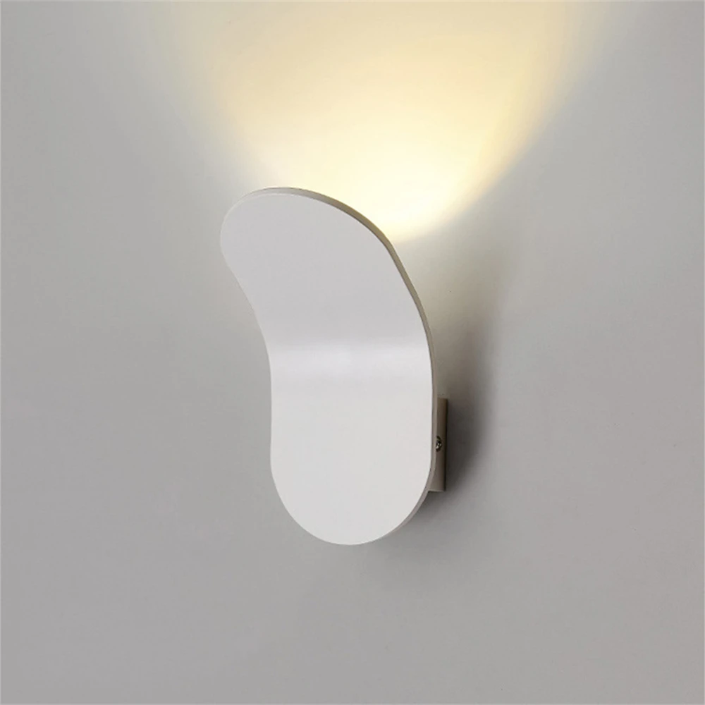 LED 실내 벽 램프, 침실 거실 침대 옆 램프, 현대 가정 조명, 발코니 복도 벽 조명 장식 스콘스, 7W