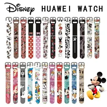 Hot Sell Disney Mickey Minnie Mouse Silicone Loop Band for Samsung Galaxy Watch 3 Gear S3 Bracelet Huawei GT2 Pro Strap 20/22mm