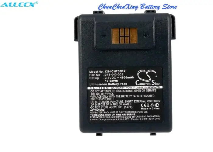 

Cameron Sino 4600mAh Battery 318-043-002 for Intermec CN70, CN70e