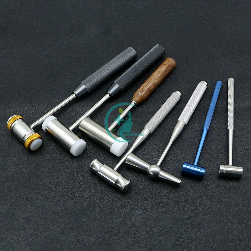 

Stainless Steel Bone Hammer Titanium Alloy Claw Hammer Silicone Orthopaedic Ent Department Cosmetic Instruments