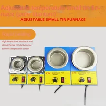 

ABCD Thermostat Tin Melting Furnace Melt Furnace Desktop Tin Melting Furnace Pure Titanium Tin Furnace