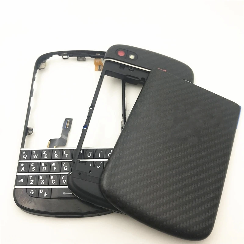 

Original New for BlackBerry Q10 Full Complete Mobile Phone Housing + Frame Cover Case + English Keypad with Button