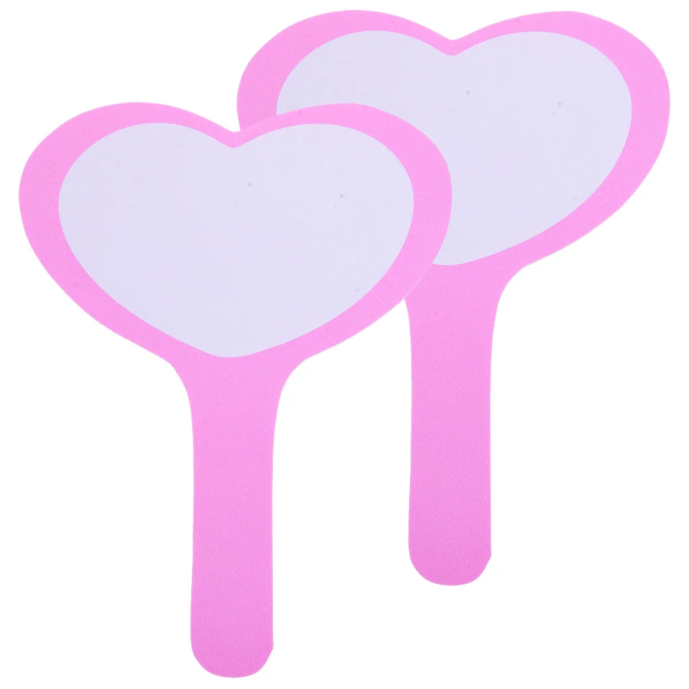 

Dry Erase Paddles Heart Shaped Foam Answer Board Hand Held White Board Auction Classroom Voting Teacher Supplies Violet