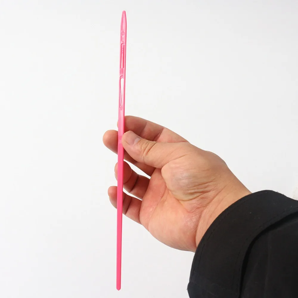 긴 플라스틱 탄성 스레더 - 바느질 및 DIY 공예용 멀티 컬러 드로스트링 및 코드 당기는 도구