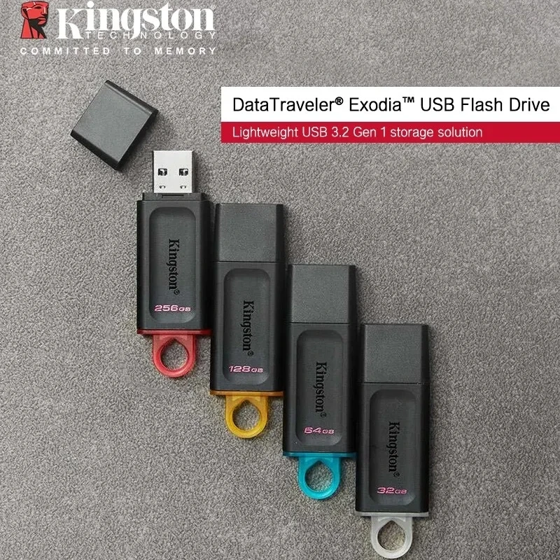 Kingston USB Flash Drives 64GB 128GB 256GB High Speed USB3.2
