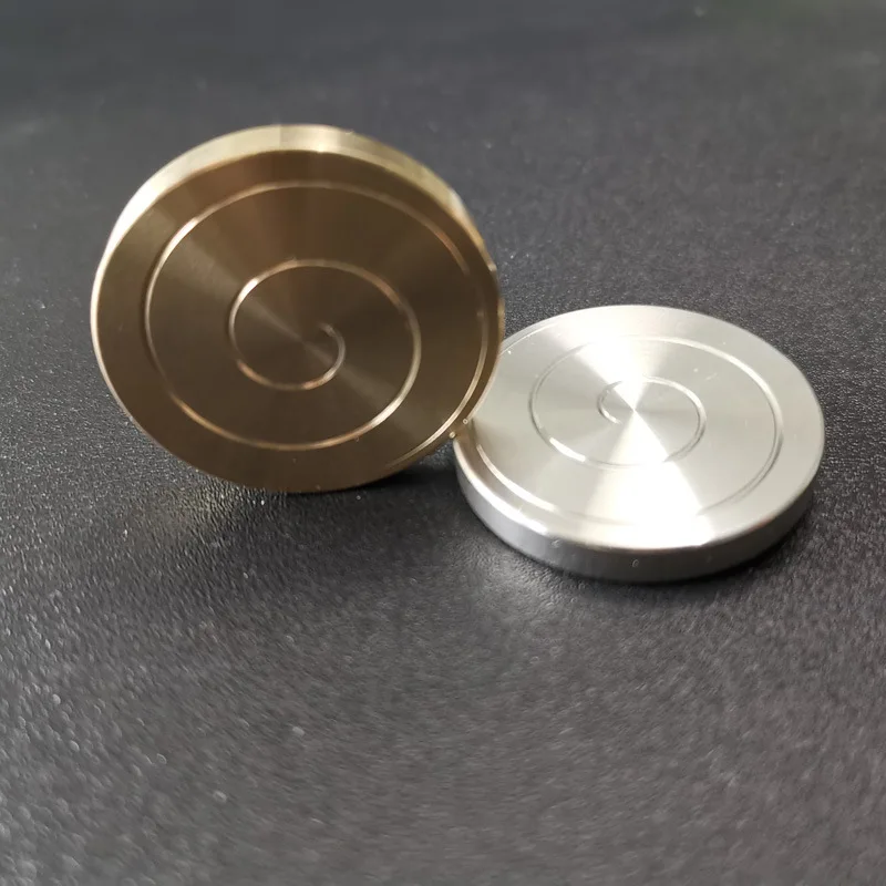 Desktop Coin Fingertip Gyro Transfer Good Luck Gyro Interest Pocket Toy Stainless Steel Adult Fingertip Toy For Children