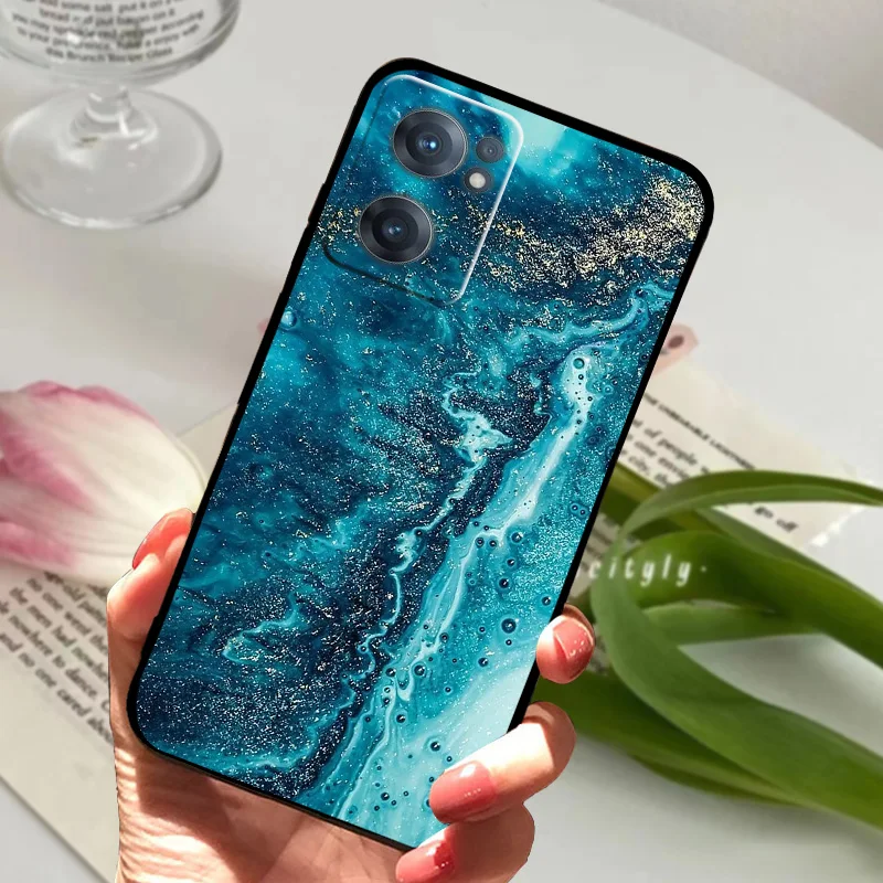 Animal Cartoon Painted Soft Silicone Phone Case - Black Coque