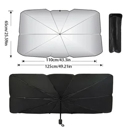 Auto Windshield Sunshade - Premium Front Window Cover and Interior Protection Shield (1pcsSmall)
