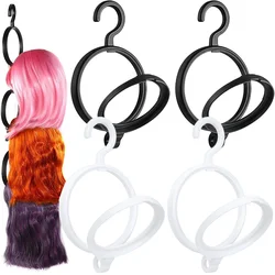 Wig Hanger Stand Portable Wig Holder Collapsible Wig Hanging Stand Durable Hair Display Tool Travel Plastic Hat Mannequin Head
