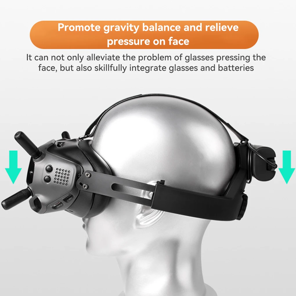

Аксессуары для очков ремешок для головы регулируемая повязка на голову виртуальный снятие стресса совместимая замена для FPV V2