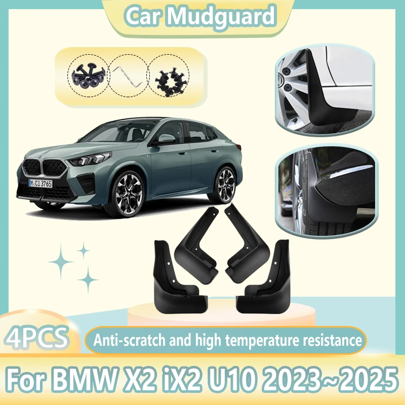 4 Stuks Roestvrijstalen Dorpelstrips Voor BMW iX2 (U10) 2023 2024 2025 4 Stuks Roestvrijstalen Dorpelstrips Voor BMW iX2 (U10) 2023 2024 2025