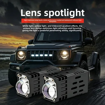 Luci per Griglia Auto Ultra-Sottili e Nascoste: Fari Stroboscopici per Camion e Moto - Modifiche per Fari a LED