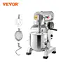 VEVOR 10/15/20/30 Qt Commercial Food Mixer with Timing Function  Stainless Steel Bowl Heavy Duty Electric Food Mixer Pizzeria 1