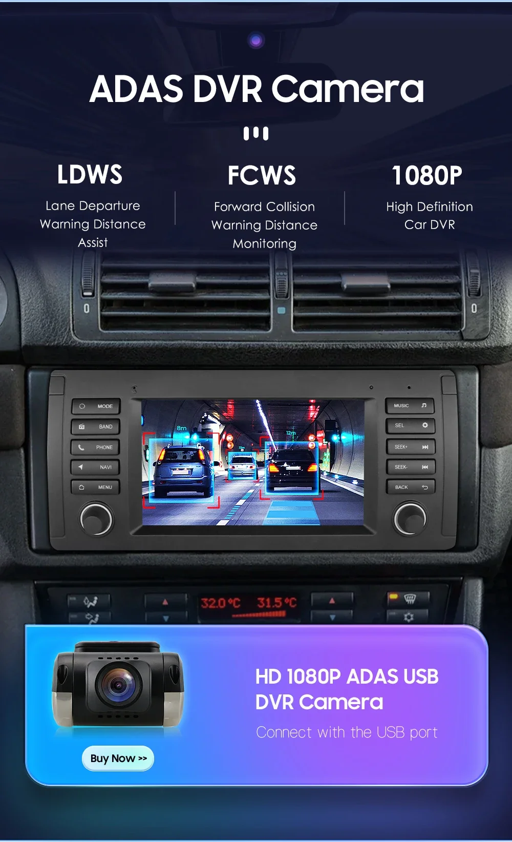 7 zoll Carplay Android Auto Auto radio Für BMW 5 Serie е39 X5 E53 1996-2007 multimedia-player GPS Autoradio 2din 4G BT Bildschirm – Detail 32