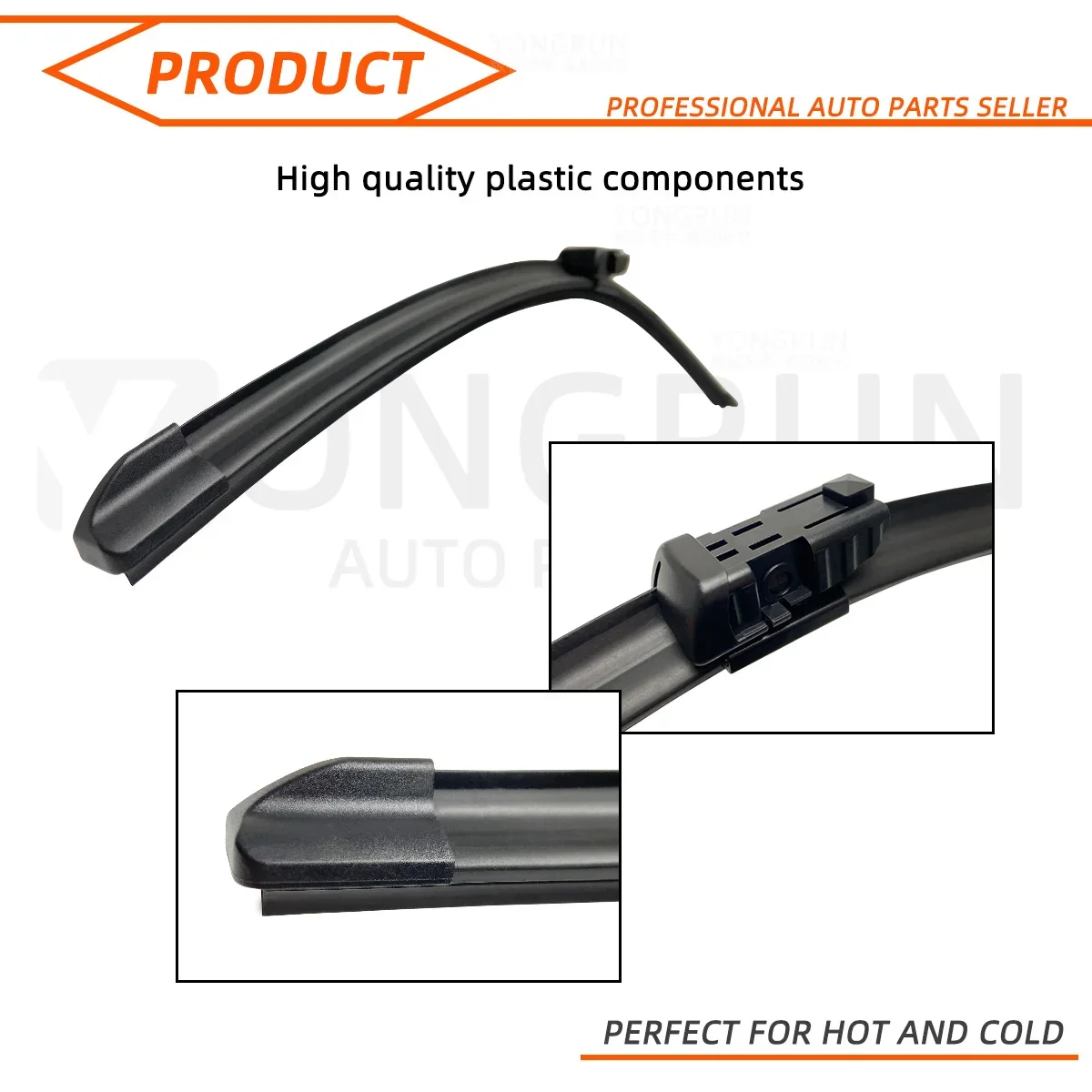 3PCS Car Wiper for LAND ROVER Evoque L538 2011-2017 Front Rear Windshield Four Seasons durable Accessories 2011 2012 2016 2017 4