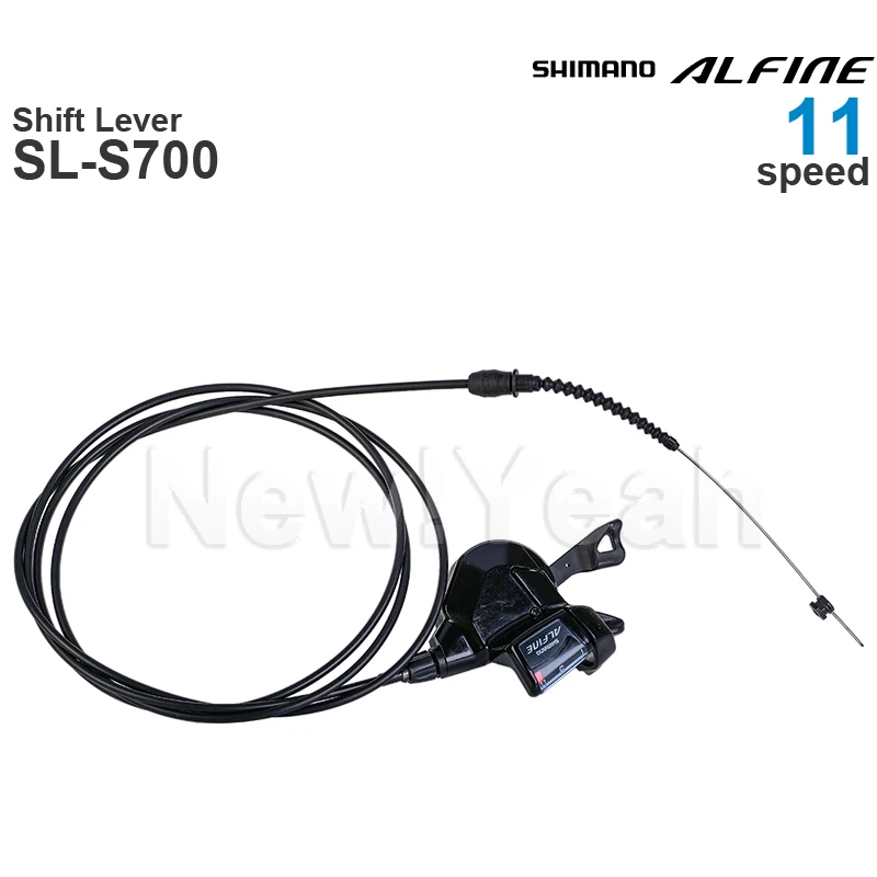 SHIMANO ALFINE 11-speed Shift Lever SL-S700 Black Silver RAPIDFIRE PLUS Original Parts