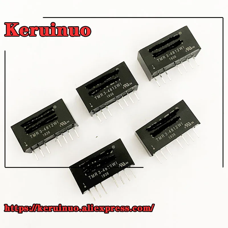 

10 шт./лот TMR 3-4812WI TMR3-4812 TMR3 DC преобразователь 12 В 3 Вт 1 выход-12 В-ма TMR3-4812WI
