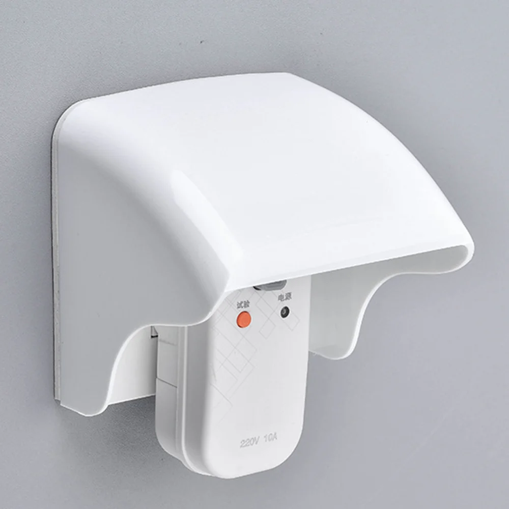 Avoir 86 Type Wall Waterproof Box Socket Ccessories Protection Box Plastic Rainproof Cover White Heighten Outdoor Switch Cover