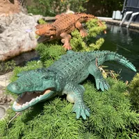 Rc Animals Simulation Crocodile Model Waterproof for Outdoor Lake Electric Remote Control Alligator Shark Children's Water Toys 1