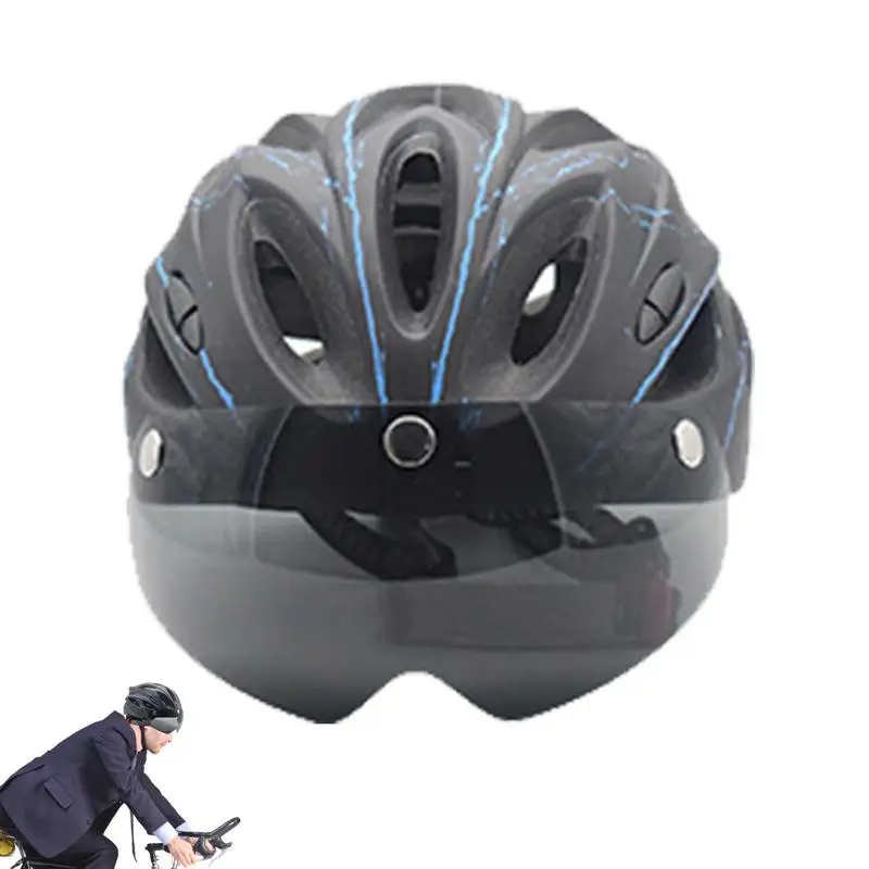 

Cycling Helmets With Magnetic Goggles Road Mountain Cycling Helmets For Adults Adjustable Cycling Helmets For Road Mountain Bike