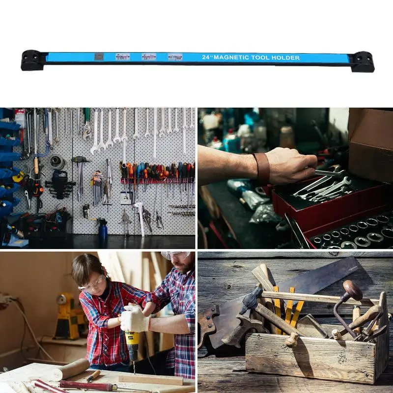 Magnetic Strip Heavy Duty Tool Organizer Adjustable Stable Large Capacity Storage Rack For Workbench Garage Shop 8\