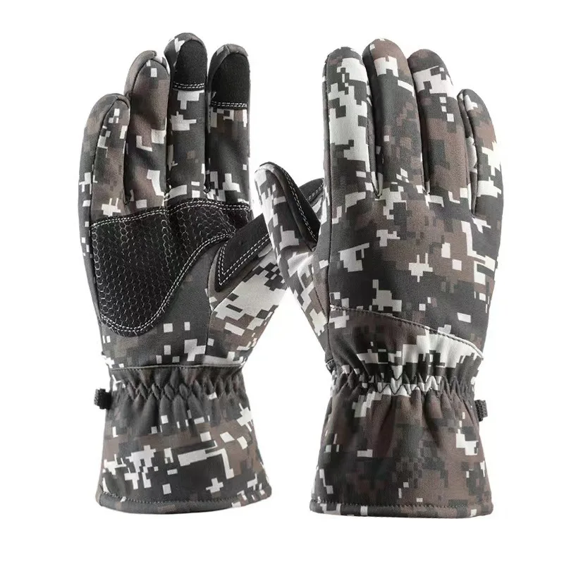 Winter Hunting Gloves Warm Anti-slip Fishing Gloves Waterproof Touch Screen Skiing Camping