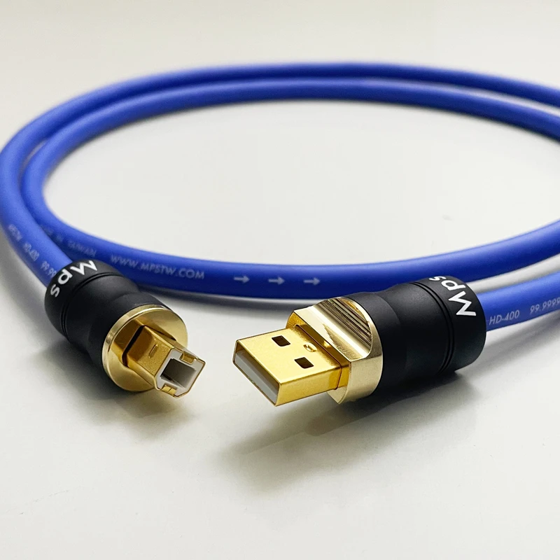 MPS HD-400 USB  ̺ CD ڴ DAC  ȣ 99.9999%, OCC + OCC ǹ ,  , USB A to B/C to A/C to B 2.0